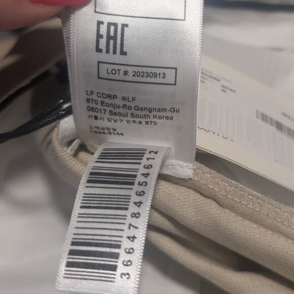 NWT ba&sh | Jona Pleat-front Wide-leg Trousers in Beige - Picture 10 of 12